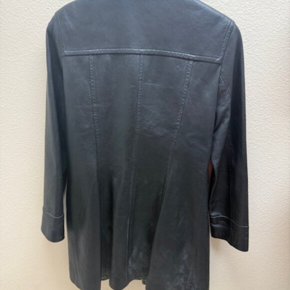 vintage parfait leather jacket coat - Picture 5 of 5
